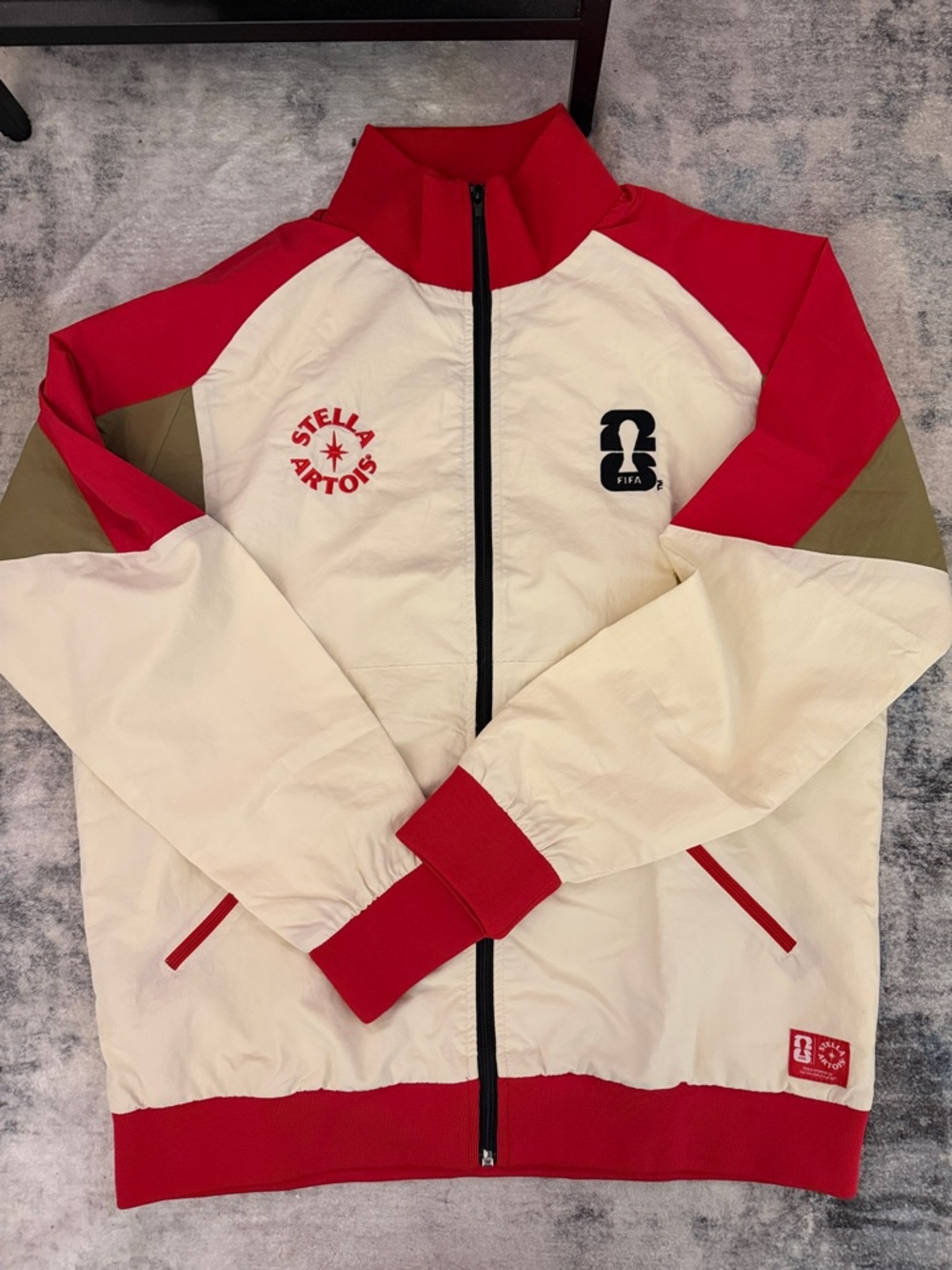 Stella Artois Cream & Red Track Jacket